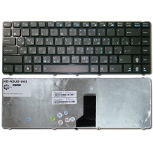 Клавіатура для ноутбука ASUS A42 A82 A83 B43 K42 K43 K84 T43 N43 N82 P42F U30 U31 U35 U36 U40 U41 U45 UL30 UL41 UL80 X34 X42 X43 X44 BLACK FRAME BL